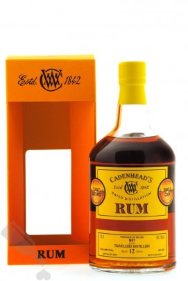 Travellers 12 years 2007 - 2019 Cadenhead's Dated Distillation Rum