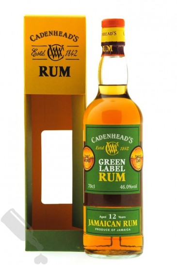 Jamaican Rum 12 years Cadenhead's Green Label