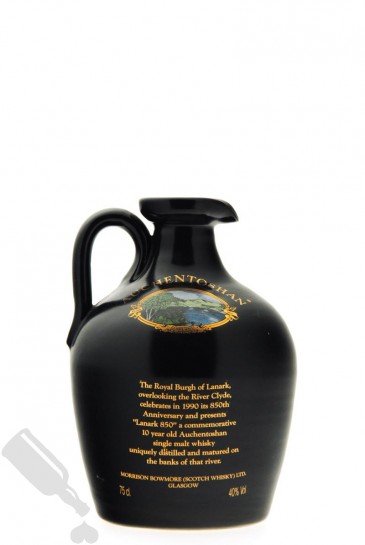 Auchentoshan 10 years Lanark 850 75cl - Black Ceramic Decanter