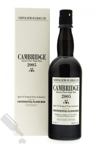 Cambridge 13 years 2005 - 2018 National Rums of Jamaica