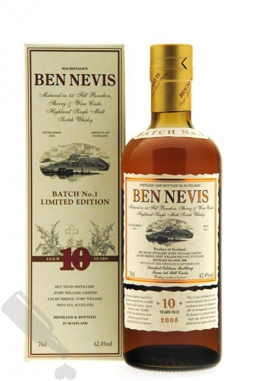 Ben Nevis 10 years 2008 Batch no.1 Limited Edition