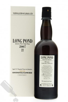 Long Pond 11 years 2007 - 2018 National Rums of Jamaica