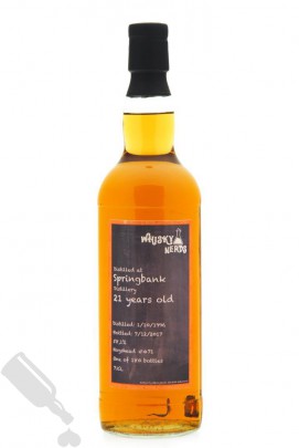Springbank 21 years 1996 - 2017 #471 by WhiskyNerds