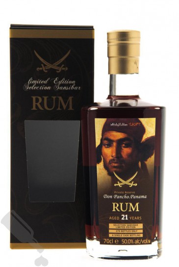 Premium Panamanian Rum 21 years 1996 - 2017 Pirat Label Sansibar for Whiskyklubben Slainte