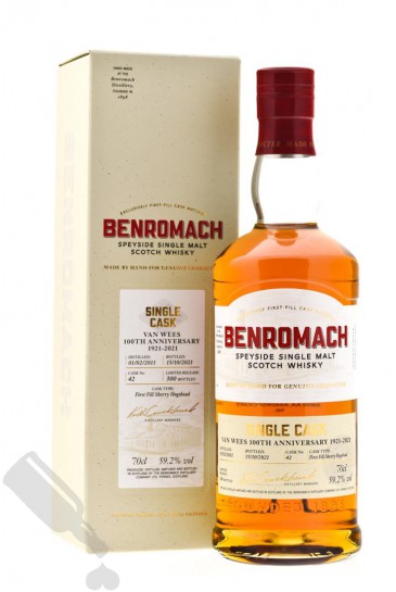 Benromach 10 years 2011 - 2021 #42 for Van Wees 100th Anniversary