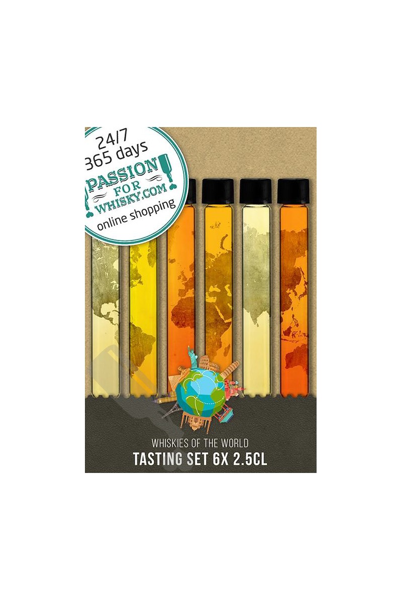Whiskies of the World Tasting Set 6x 2.5cl