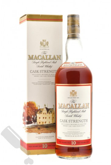 Macallan 10 years Cask Strength 58.8% 100cl - Old Bottling