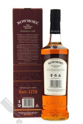 Bowmore 18 years Manzanilla Cask - The Vintner's Trilogy No.1