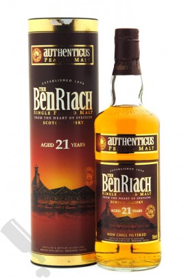 BenRiach 21 years Authenticus - Peated
