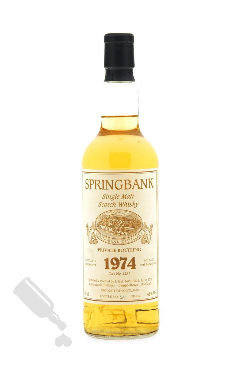 Springbank 1974 - 2003 #1157 Private Bottling