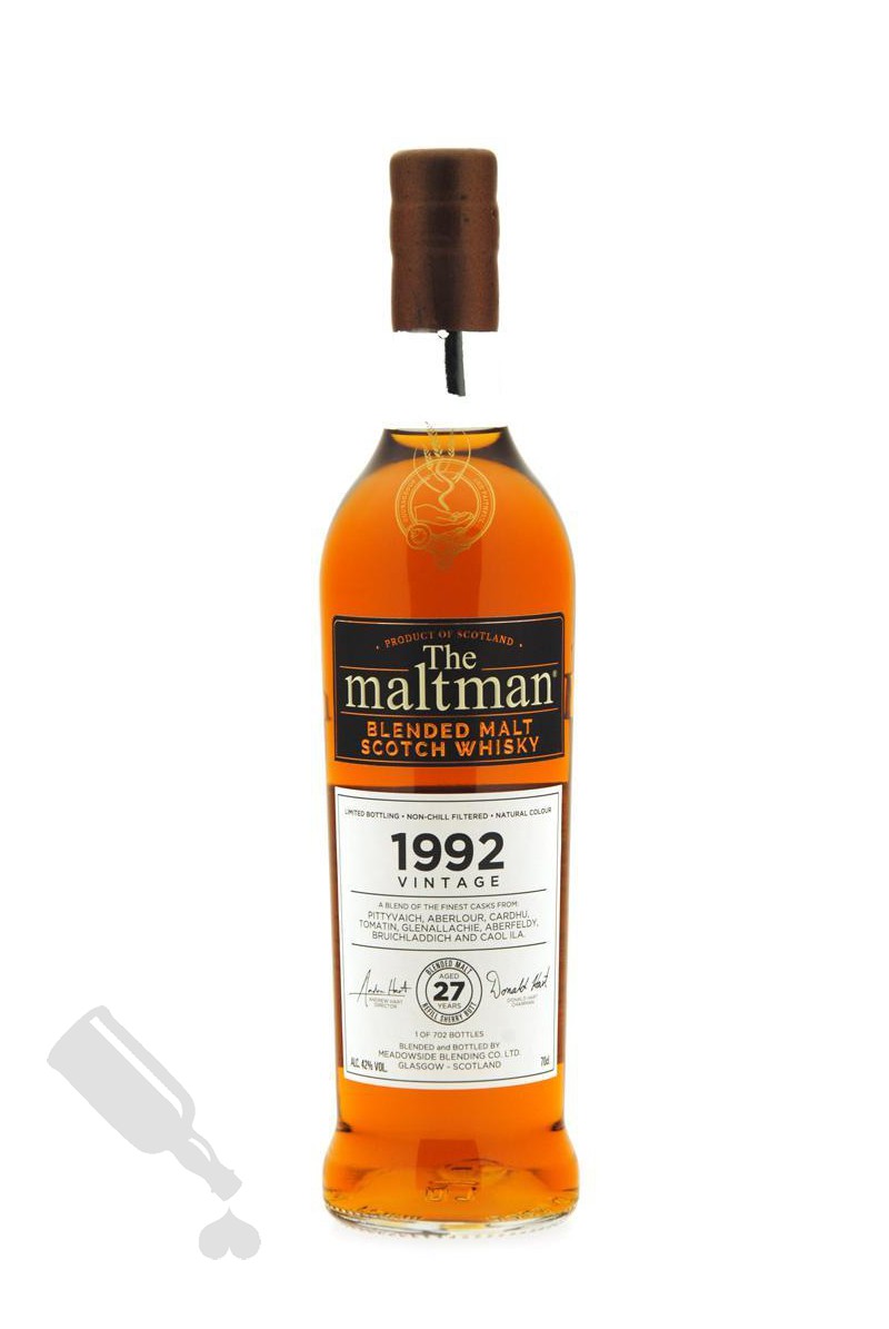 Blended Malt Scotch Whisky 27 years 1992 - 2020 Single Cask