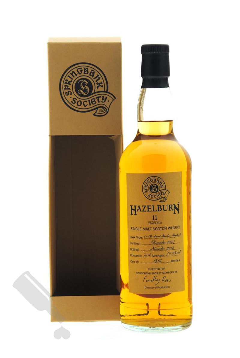 Hazelburn 11 years 2007 - 2019 Society Bottling