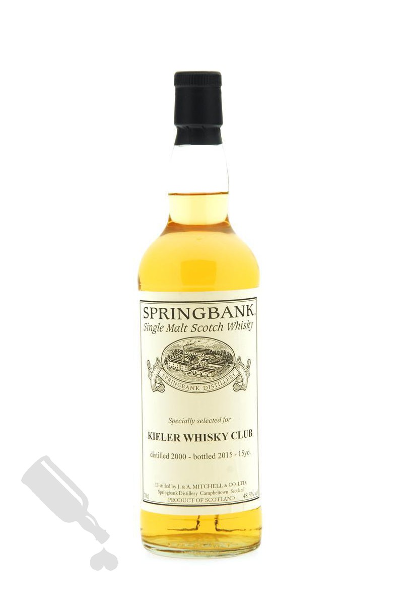 Springbank 15 years 2000 - 2015 for Kieler Whisky Club