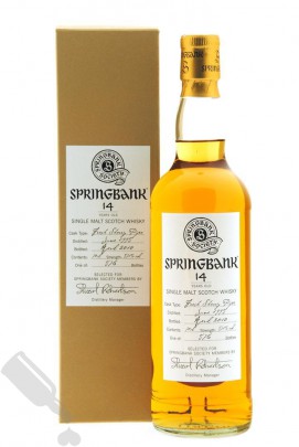Springbank 14 years 1995 - 2010 Society Bottling