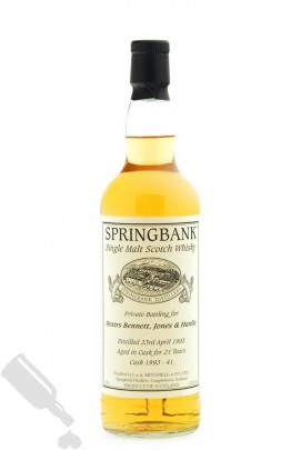 Springbank 21 years 1993 #1993-41 Private Bottling