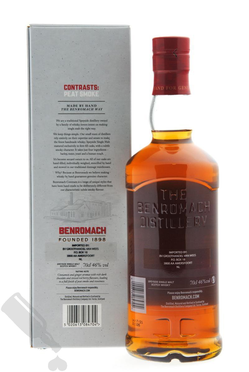vragenlijst Baleinwalvis Tegenstrijdigheid Benromach 2012 - 2021 Peat Smoke Sherry Cask Matured - Passion for Whisky