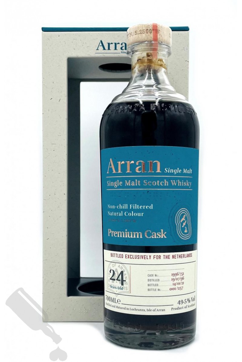 Arran 24 years 1996 - 2021 #1996/751 Premium Cask for The Netherlands Arran 24 years 1996 - 2021 #1996/751 Premium Cask for The Netherlands