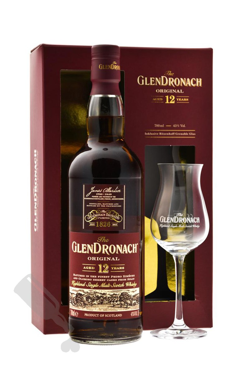 GlenDronach Giftpack Passion Whisky for 12 - Original years -
