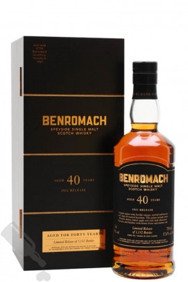 Benromach 40 years 2022 Release