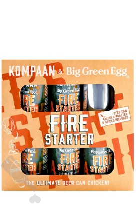 Kompaan & Big Green Egg Firestarter Complete set 5x 33cl 