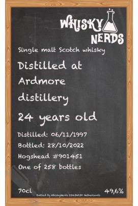 Ardmore 24 years 1997 - 2022 #901451 WhiskyNerds
