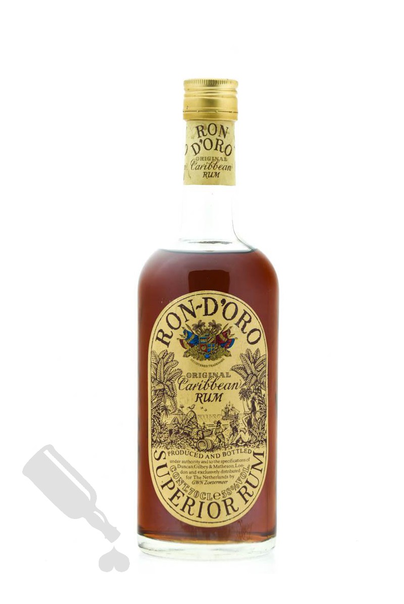 Ron D'Oro Original Caribbean Rum bott. 1990's Ron D'Oro Original Caribbean Rum bott. 1990's