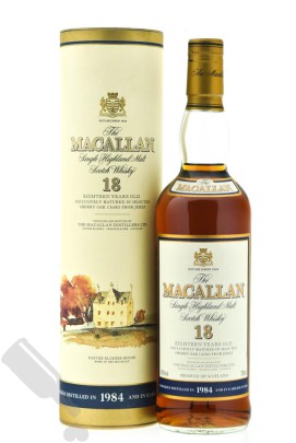 Macallan 18 years "1984 and earlier"