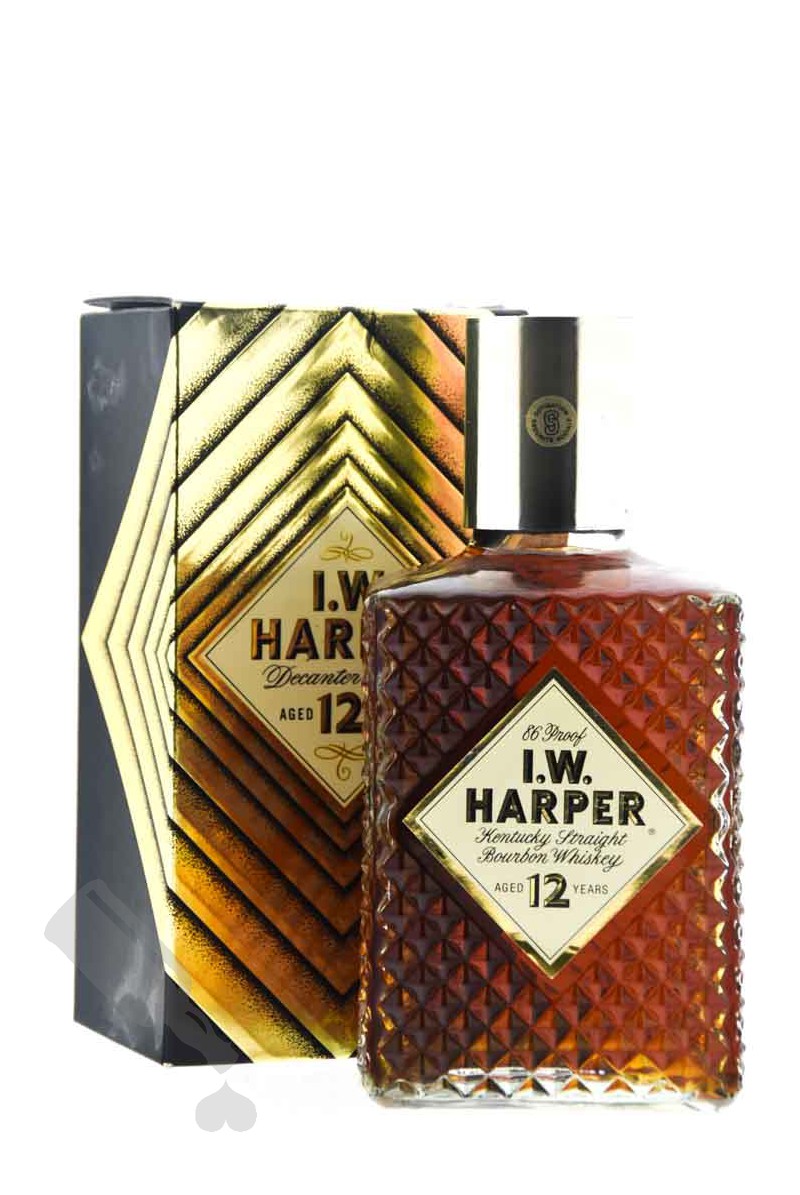 I.W. Harper 12 years Crystal Decanter 75cl