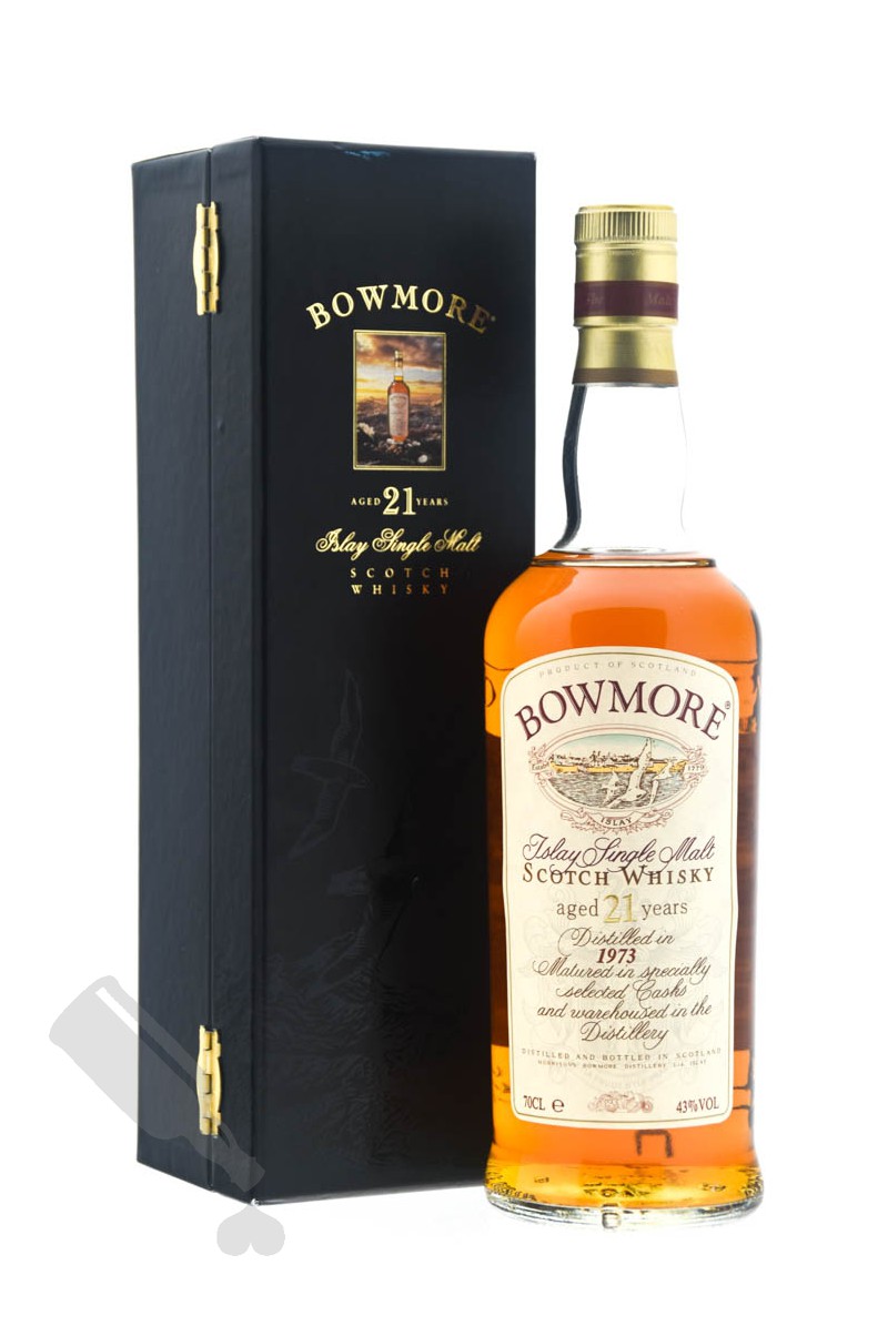 Bowmore 21 years Distilled in 1973