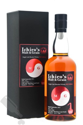 Chichibu Ichiro's Malt & Grain Single Blended Whisky #11955 2023 Edition for Claude