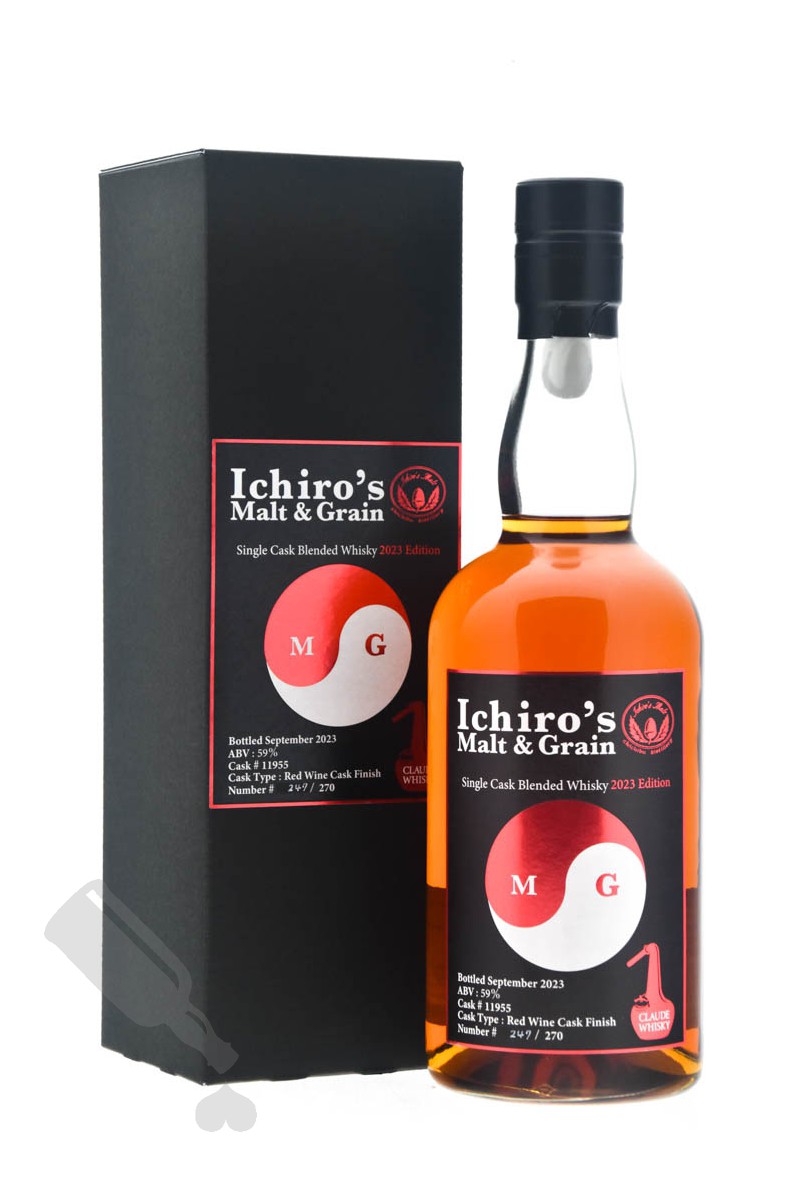 Chichibu Ichiro's Malt & Grain Single Blended Whisky #11955 2023 Edition for Claude