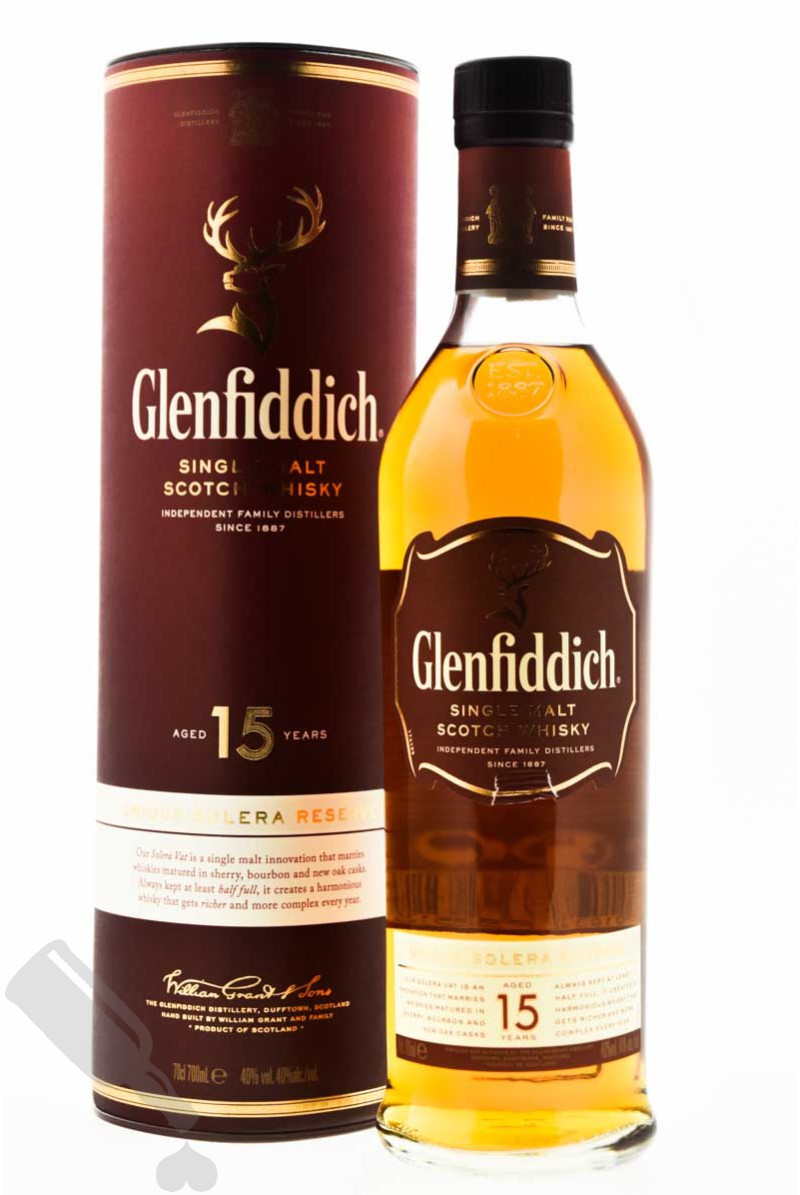 Glenfiddich 15 years Unique Solera Reserve Glenfiddich 15 years Unique Solera Reserve