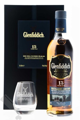 Glenfiddich 15 years Distillery Edtition - Giftpack with 2 Glasses
