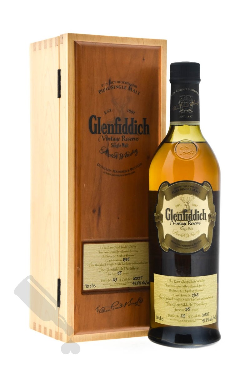 Glenfiddich 35 years 1965 - 2001 #10837 Vintage Reserve Glenfiddich 35 years 1965 - 2001 #10837 Vintage Reserve