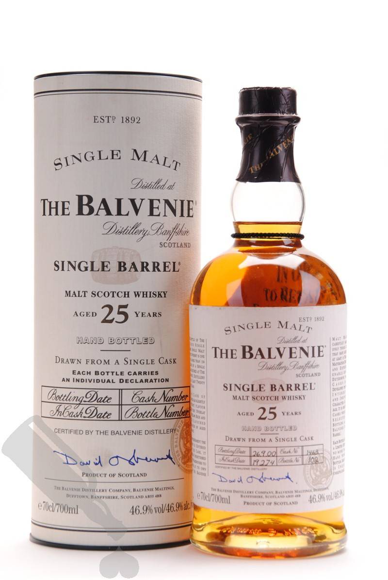 Balvenie 25 yo single barrel